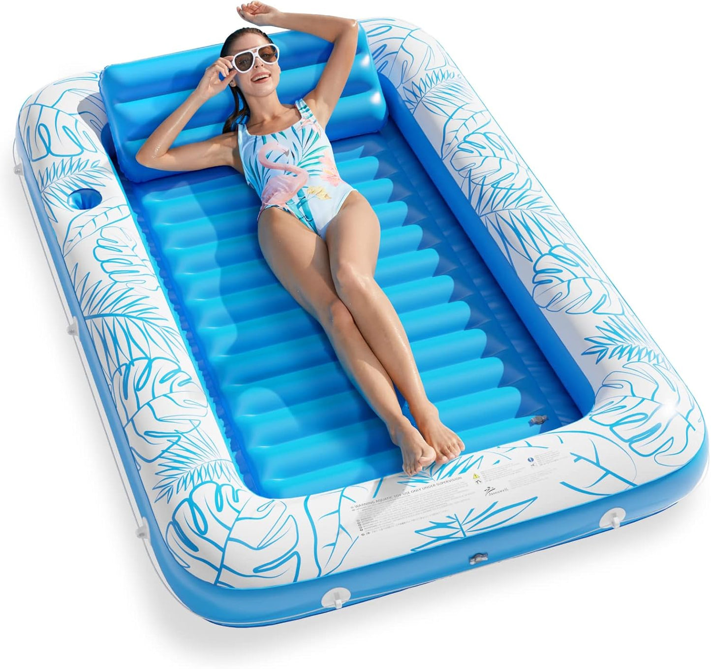 SunDeck Inflatable Pool/Beach Lounger Comfort Float