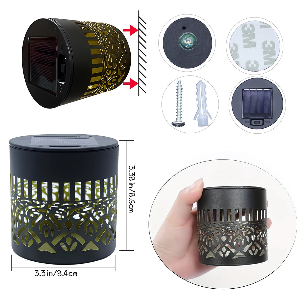 Mandala Glow Solar Outdoor Light