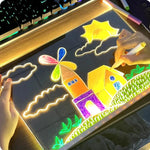 🔥 Last Day Sale Price | 🎄 LED Drawing Board (7-Color Glow)