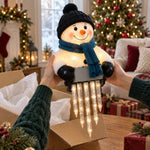 WinterGlow Snowman Icicle Light Decor