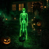 Solar Skull Garden Light