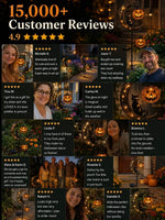 Pumpkin Moon Garden Stake Light