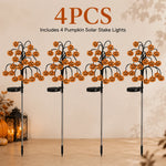 🎃 Pumpkin Solar Stake Lights – Halloween Outdoor Yard Decor