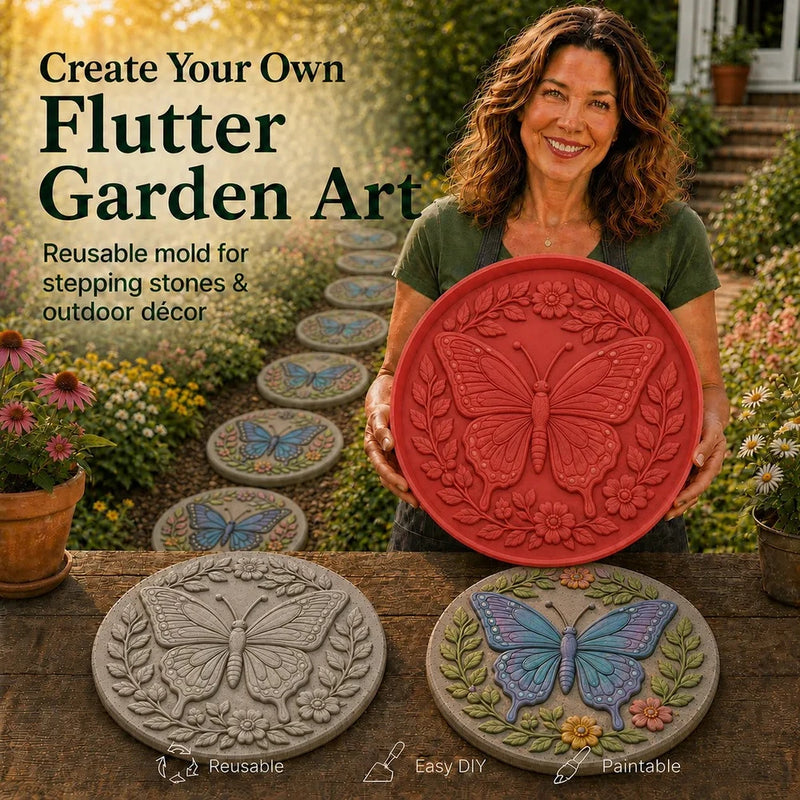 🐦🌻  Garden Art Stepping Stone Mold