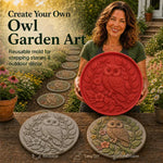 🐦🌻  Garden Art Stepping Stone Mold