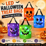 LED Light Halloween Trick or Treat Bucket
