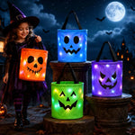 LED Light Halloween Trick or Treat Bucket