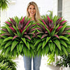 🔥 Last Day Sale Price | UV Resistant Artificial Fern And Red Dracaena
