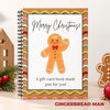 🔥 Last Day 50% OFF 🔥 Christmas Gift Card Book – 12 Gift Card Pages & Personal Message Holder