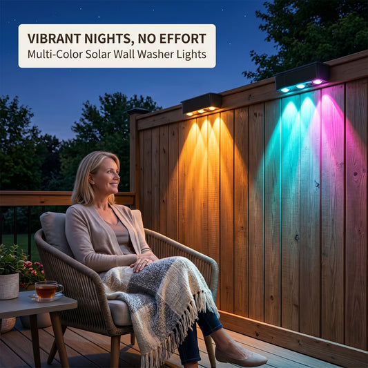 🌞 Solar Outdoor Wall Light