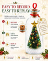 Recordable Glass Tree Message Bottle Ornament