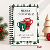 🔥 Last Day 50% OFF 🔥 Christmas Gift Card Book – 12 Gift Card Pages & Personal Message Holder