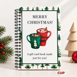 🔥 Last Day 50% OFF 🔥 Christmas Gift Card Book – 12 Gift Card Pages & Personal Message Holder