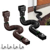 Retractable Rain Gutter Downspout Extender