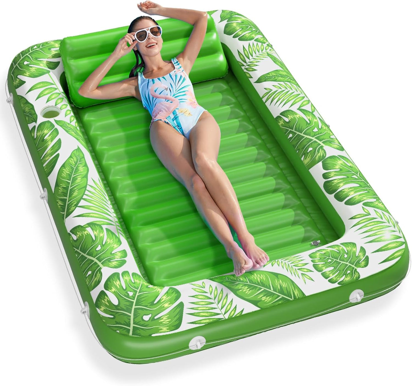 SunDeck Inflatable Pool/Beach Lounger Comfort Float