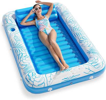 SunDeck Inflatable Pool/Beach Lounger Comfort Float