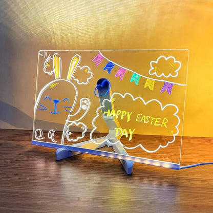🔥 Last Day Sale Price | 🎁🥚 Perfect Easter Gift-LED Drawing Board (7-Color Glow)