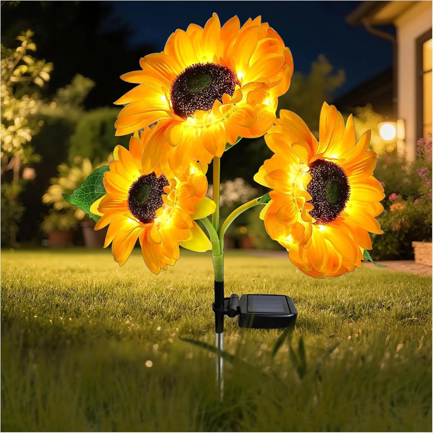 🔥 Last Day Sale Price | SunGlow™ Solar Sunflowers Lights 🌻 (1 Pack)