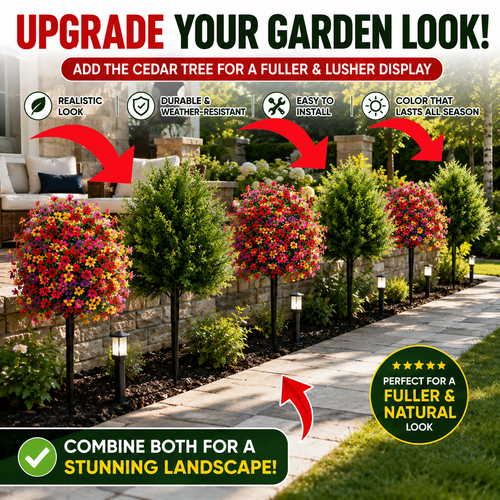 Add Artificial Cedar Landscape Tree