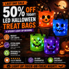 LED Light Halloween Trick or Treat Bucket