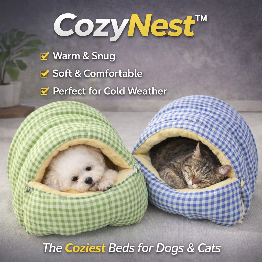 CozyNest™️ Deluxe Pet Sleeping Bag
