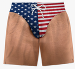 Custom Patriotic Swim Trunks