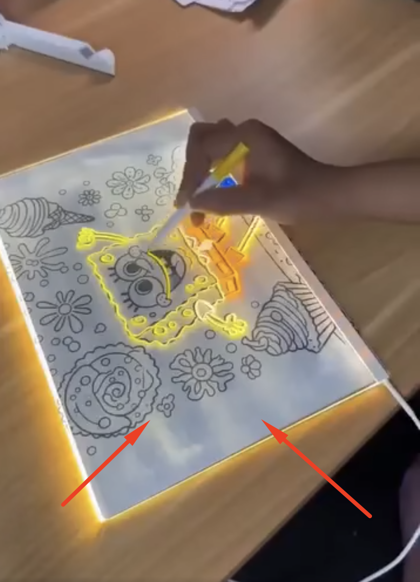 LED Board HELPING TEMPLATE- 12 SHEETS