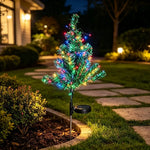 🔥 Last Day Sale Price | Solar Powered Christmas Tree Lawn Stakes