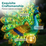 🔥 Limited time-50% OFF Solar Peacock Garden Sculpture Light Transform Your Outdoor Space