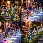 🔥 Last Day Sale Price | Solar Powered Christmas Tree Lawn Stakes