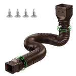 Retractable Rain Gutter Downspout Extender
