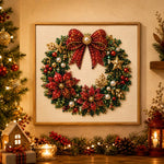 🧘Relaxing & Beginner-Friendly - 🎨💎DIY Christmas Pearl Diamond Painting Art Kit With Frame
