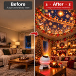 🎅 Turn Any Room Into a Christmas Wonderland – Holiday Projection Night Light