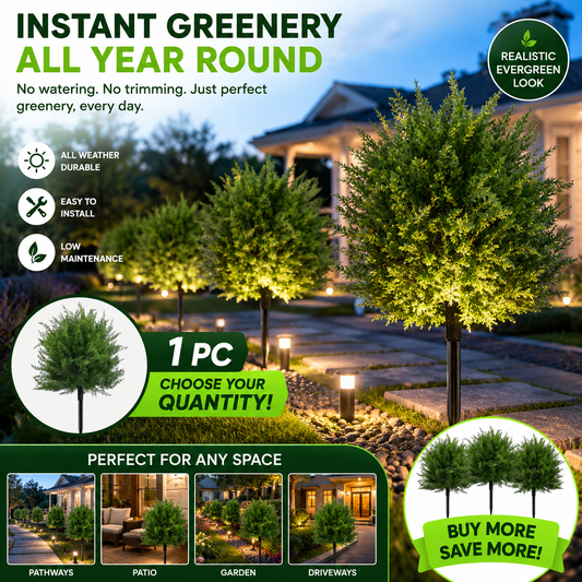 Artificial Cedar Landscape Tree – Porch & Garden Decor