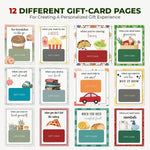 🔥 Last Day 50% OFF 🔥 Christmas Gift Card Book – 12 Gift Card Pages & Personal Message Holder