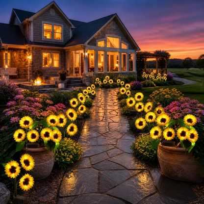 🔥 Last Day Sale Price | SunGlow™ Solar Sunflowers Lights 🌻 (1 Pack)