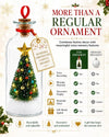 Recordable Glass Tree Message Bottle Ornament