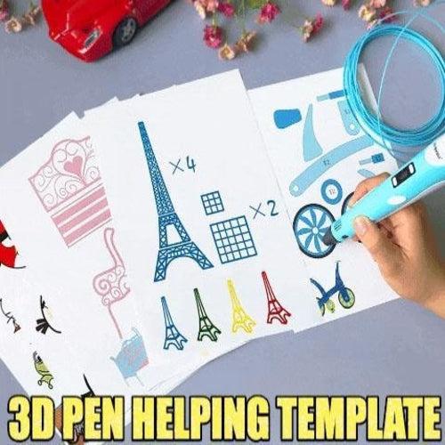Add 3D PEN Template Book
