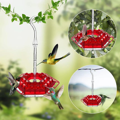 Garden Hummingbird Flower Feeder