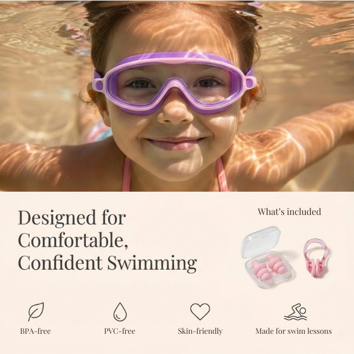 🔥 Last Day Sale Price | SplashyEyes Comfortable Clear-View Swim Goggles