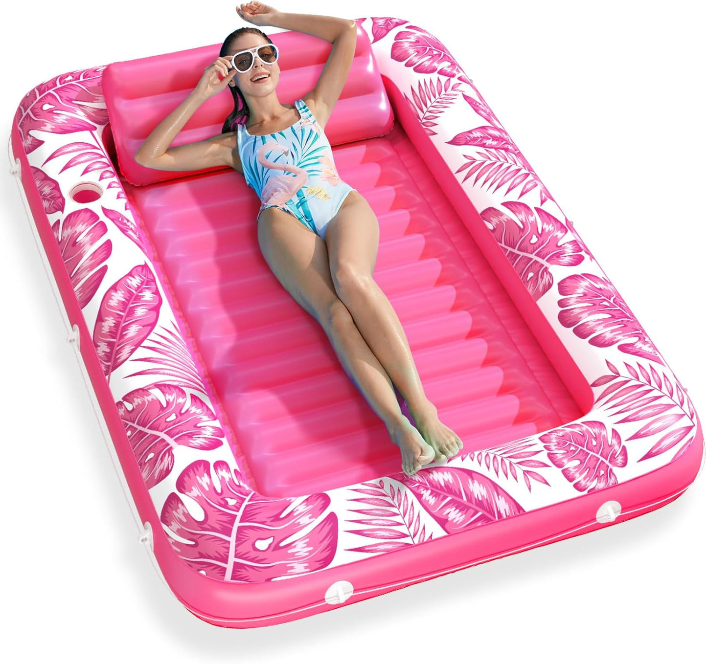 SunDeck Inflatable Pool/Beach Lounger Comfort Float