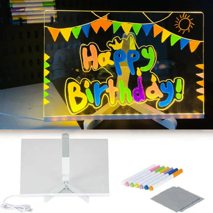 🔥 Last Day Sale Price | 🎁🥚 Perfect Easter Gift-LED Drawing Board (7-Color Glow)