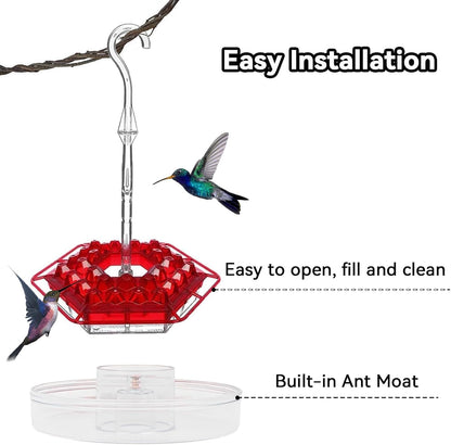 Garden Hummingbird Flower Feeder