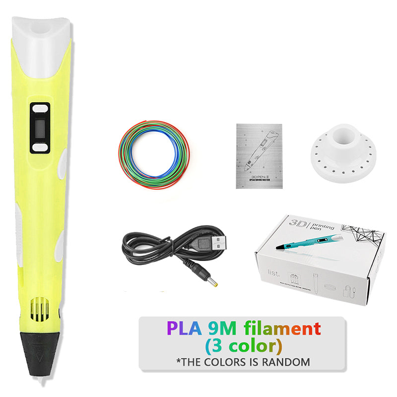 Creative 3D Magic Pen +  12 COLORS REFILLS