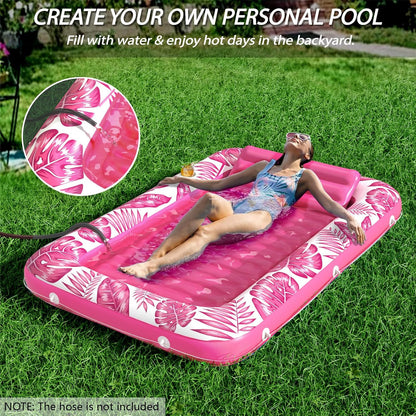 SunDeck Inflatable Pool/Beach Lounger Comfort Float