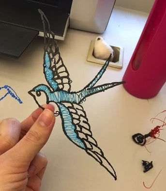 Creative 3D Magic Pen +  12 COLORS REFILLS