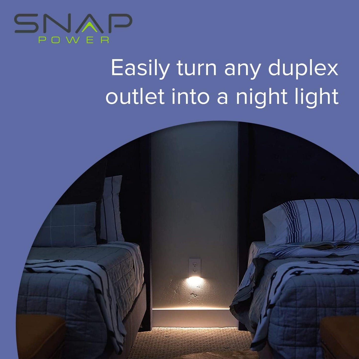 SnapGuide Outlet Nightlight Plate