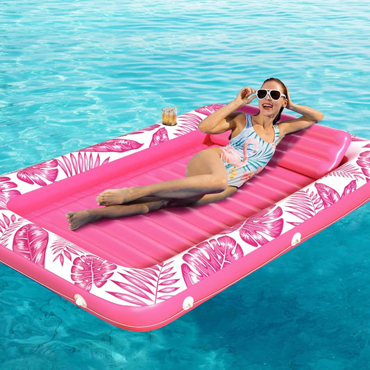 SunDeck Inflatable Pool/Beach Lounger Comfort Float
