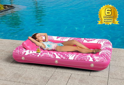 SunDeck Inflatable Pool/Beach Lounger Comfort Float