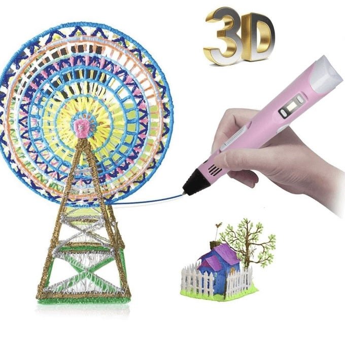 Creative 3D Magic Pen +  12 COLORS REFILLS